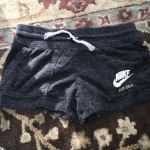 Gray Nike shorts
